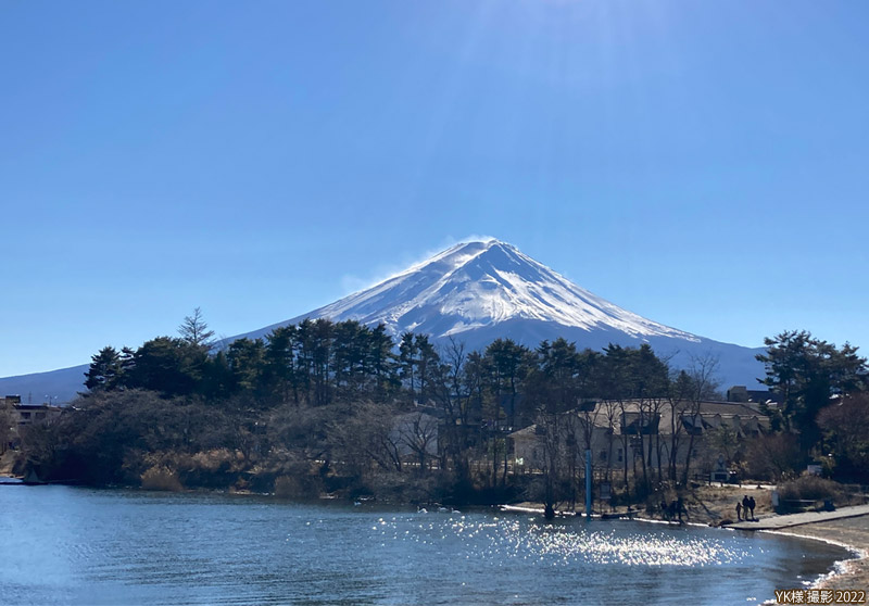 富士山を眺めて